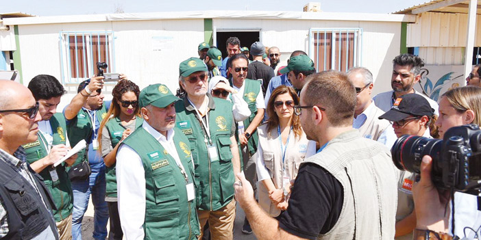 تفقد مشروعات مركز الملك سلمان الإنسانية بمخيم الزعتري.. د. الربيعة: 