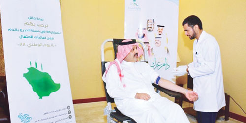  أمير حائل يفتتح حملة التبرع بالدم
