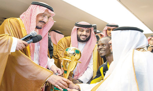  رعاية دائمة من القيادة للرياضة السعودية