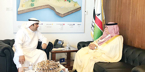 القصبي يلتقي وزير التجارة الكويتي ويبحثان المشروعات الاستثمارية 