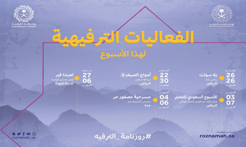 مسرحية استعراضية للأطفال بجدة وألعاب جماعية في الرياض والمدينة 