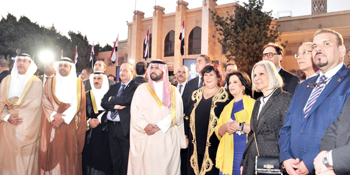 سمو وزير الثقافة يشهد احتفال وزارة الثقافة المصرية بمرور 60 عاماً على إنشائها 