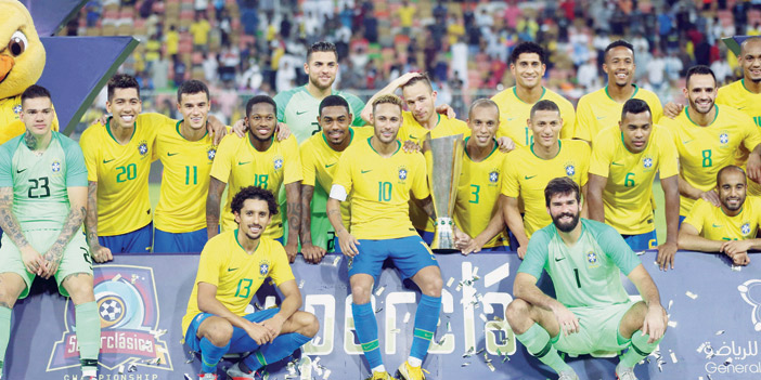  منتخب البرازيل متوج بكأس البطولة