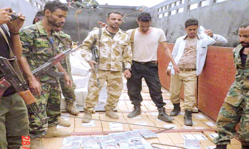  الأمن اليمني يضبط مجموعة من المخدرات التابعة للحوثيين