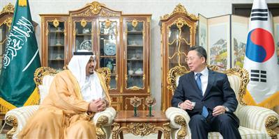 نائب أمير منطقة الرياض يشرف حفل سفارة كوريا الجنوبية 