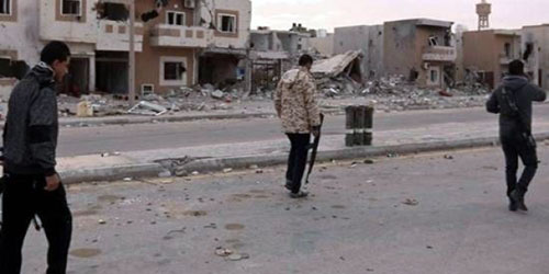 ليبيا تفرض حظر التجوال فى مدينة صبراته 