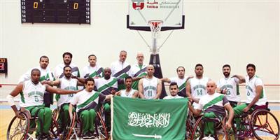 أخضر الكراسي المتحركة يواجه الإمارات اليوم في نصف نهائي الخليجية 