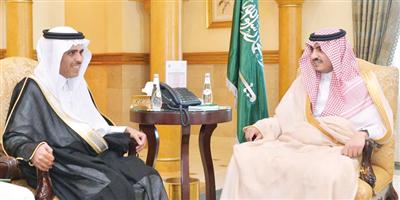 نائب أمير منطقة مكة المكرمة يستقبل مدير الشؤون الصحية 