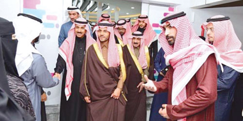 الأمير فيصل بن فهد يفتتح منافذ خدمية جديدة بجامعة حائل 