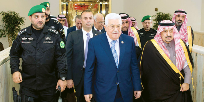  جانب من وصول الرئيس عباس الى الرياض