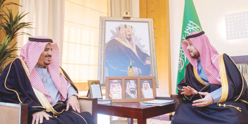  الأمير فهد بن تركي يستقبل مدير جامعة القصيم