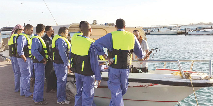 انطلاق برنامج تدريب الملاحة البحرية والصيد بمحافظة ينبع 