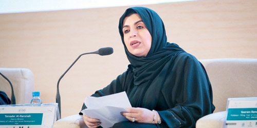 خلال مشاركتها في مؤتمر التعليم العالي.. الدكتورة تماضر الرماح: 