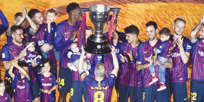  الفوز اليوم على ليفانتي يحسم لقب الدوري الإسباني لبرشلونة