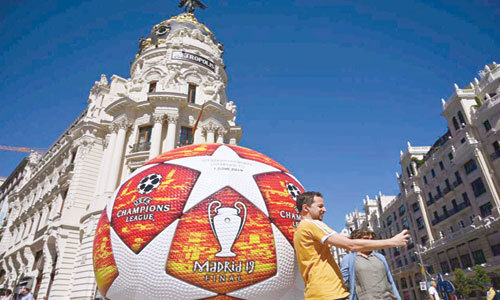  للمرة الخامسة مدريد تستضيف نهائي أبطال أوروبا