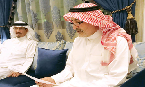  عبدالله الجربوع خلال تقديم أوراقه كعضو في الجمعية العمومية