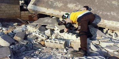 13 غارة جوية للنظام السوري تستهدف ريف حماة الشمالي 