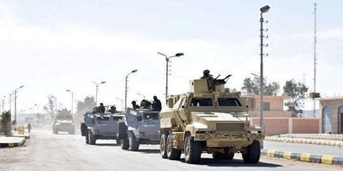 استشهاد ضابط و6 مجندين في هجوم إرهابي في سيناء 