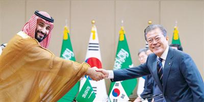 جلسة مباحثات سعودية - كورية تتناول مستجدات الأحداث والقضايا الدولية 
