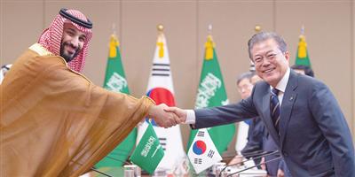 المملكة وكوريا تؤكدان على تعزيز شراكات رؤية 2030 والتعاون الفعال في الاقتصاد الجديد 