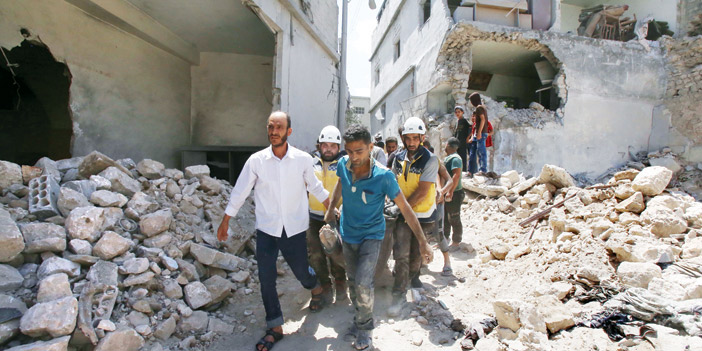  لا تزال طائرات النظام تدك مباني المدنيين العزل في سوريا