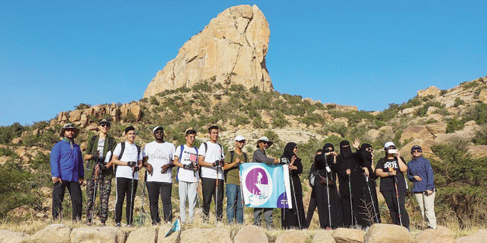 100 مشارك في «سادة البيد» يتنافسون للفوز في رياضة المشي الجبلي في الطائف 