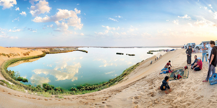   بحيرة الأصفر - تصوير عبدالله الشيخ (ضمن صور ألوان السعودية)
