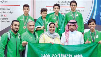 أخضر الريشة يحقق خمس ميداليات في «العربية» و«غرب آسيا» للناشئين 