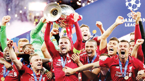   ليفربول بطل دوري أبطال أوروبا موسم 2018 - 2019