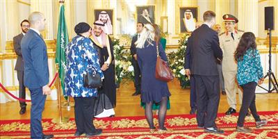 الأمير خالد بن بندر يقيم حفل استقبال في سفارة المملكة بلندن 