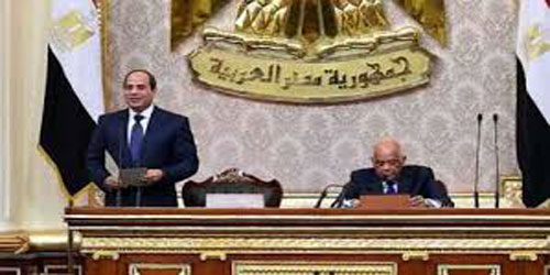 البرلمان المصري يجدد دعمه للسيسي والجيش 
