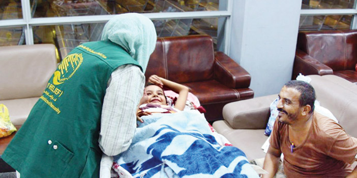  نقل المصابين اليمنيين وعلاجهم على نفقة مركز الملك سلمان للإغاثة