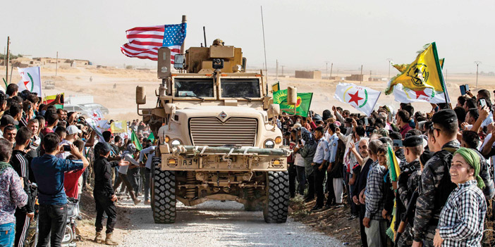  ناقلة عسكرية أمريكية تستعد لمغادرة منطقة رأس العين في الشمال السوري