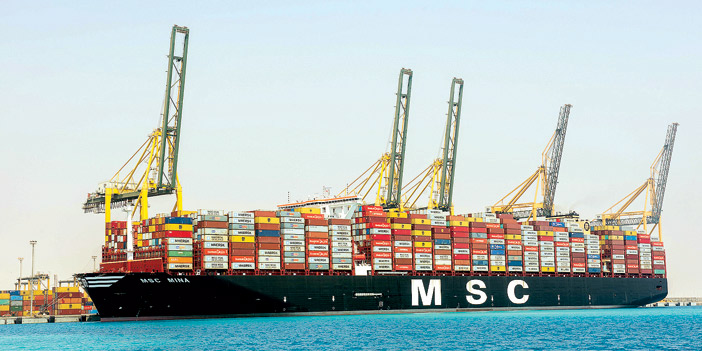 ميناء الملك عبدالله يستقبل سفينة «MSC مينا» الأضخم في العالم 