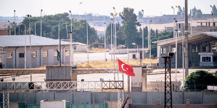  الحدود التركية - السورية مع استعدادات أنقرة لشن هجوم على المكونات الكردية