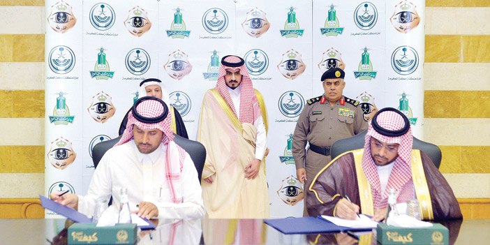  جانب من توقيع اتفاقيات بين جامعة الملك عبدالعزيز وعِدّة جهات بالإمارة