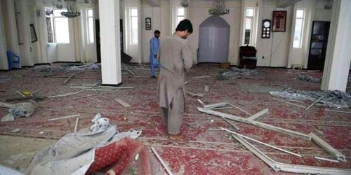 مقتل 62 مصلياً في تفجير بأفغانستان 
