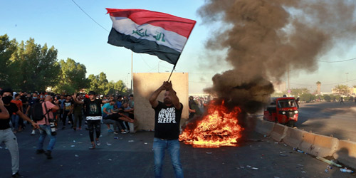 احتجاجات العراق تسقط 157 قتيلاً 