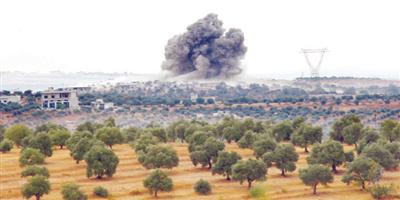 سوريا: قصف جوي واشتباكات عنيفة في ريف اللاذقية وحماة 