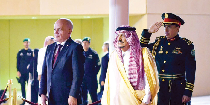 رئيس الاتحاد السويسري يصل الرياض 