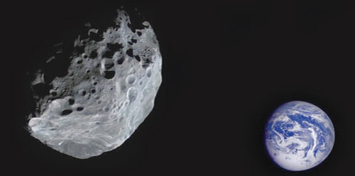 رصد كويكب مر بين الأرض والقمر قبل أسبوع 