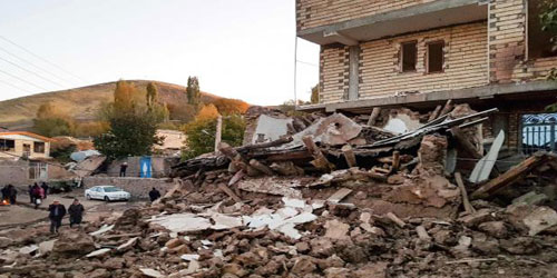 زلزال قوي يضرب شمال غرب إيران 