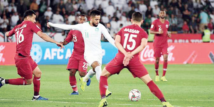  الأخضر يواجه قطر