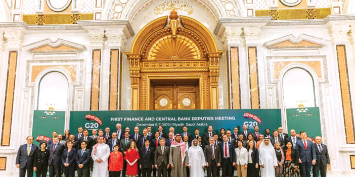 وكلاء وزارة المالية ومحافظي البنوك المركزية لدول مجموعة العشرين خلال اجتماعهم الأول في الرياض