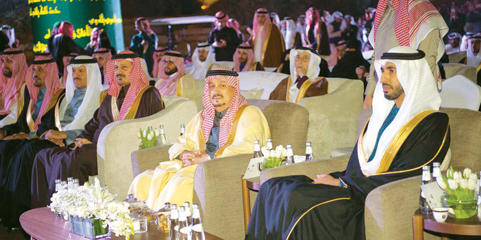  أمير منطقة الرياض خلال تشريف سموه حفل سفارة الإمارات