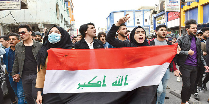 مسيرات طلابية في بغداد تطالب بمحاربة الفاسدين 