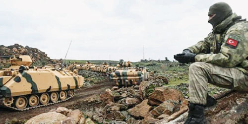 عناصر من الجيش التركي المنتشر بليبيا دعماً لميلشيات الوفاق
