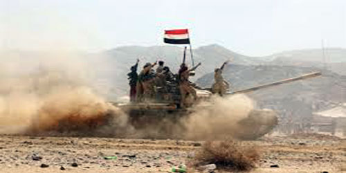 الجيش اليمني يحرر مواقع في نهم 
