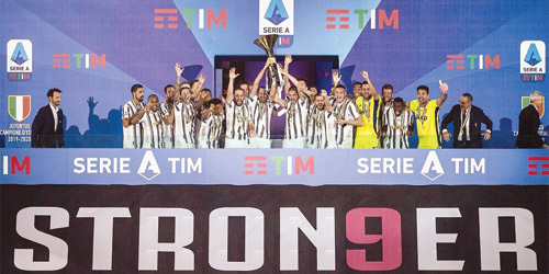   يوفنتوس حسم لقب الدوري الإيطالي قبل جولتين من النهاية