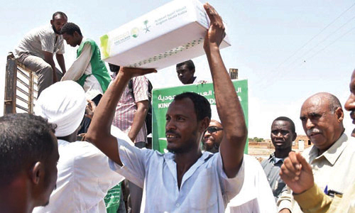 تواصل الإغاثة السعودية نحو السودان 